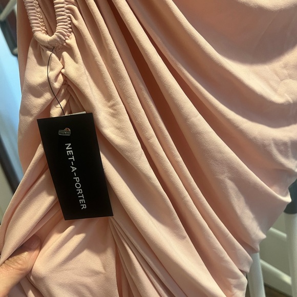 BNWT Norma Kamali Knee length Dress in blush pink - Picture 6 of 11